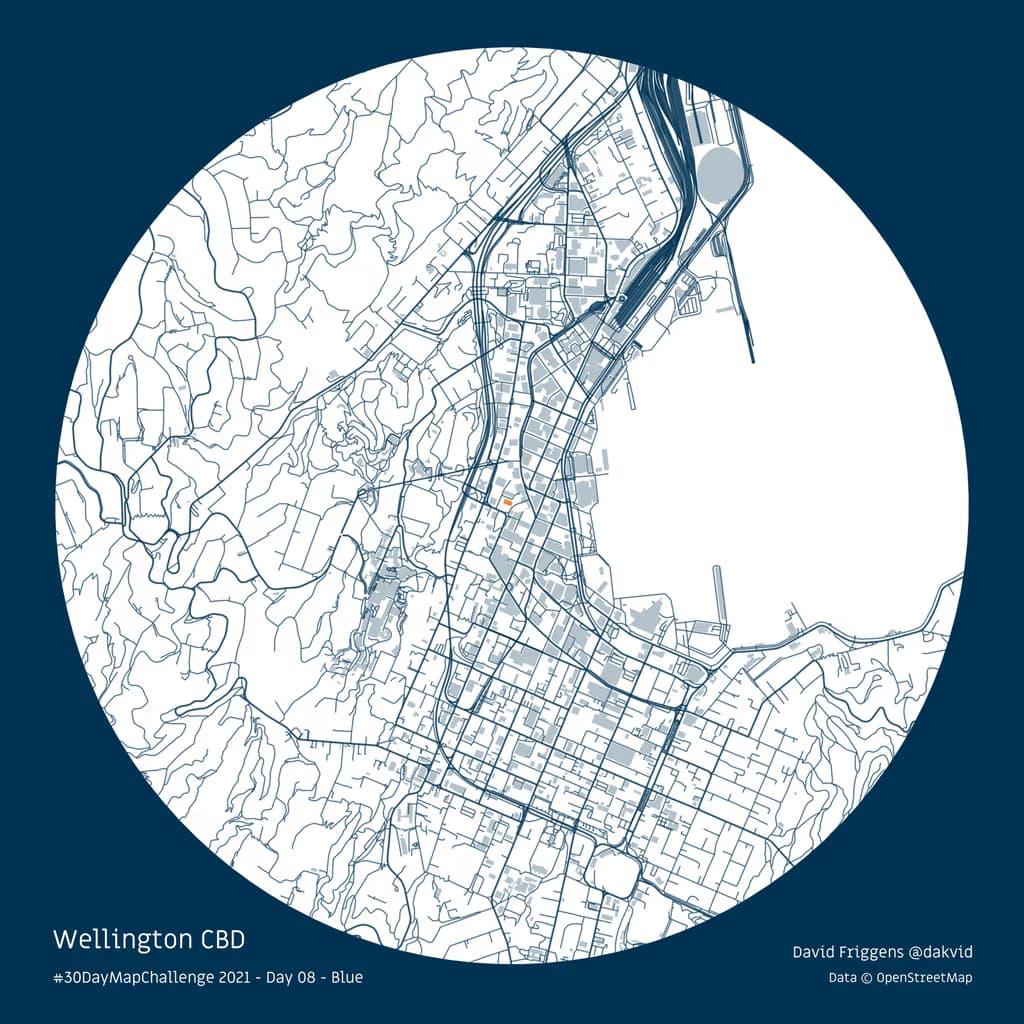 Map of Wellington CBD