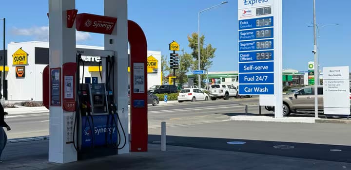 Hawke's Bay fuel pump