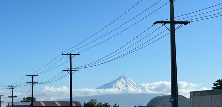 Mt Taranaki from Hawera