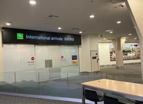 NZ Arrivals Gate in Christchurch
