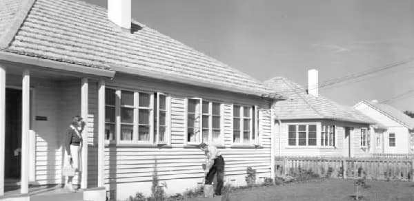 State houses at Arapuni Hydro Works