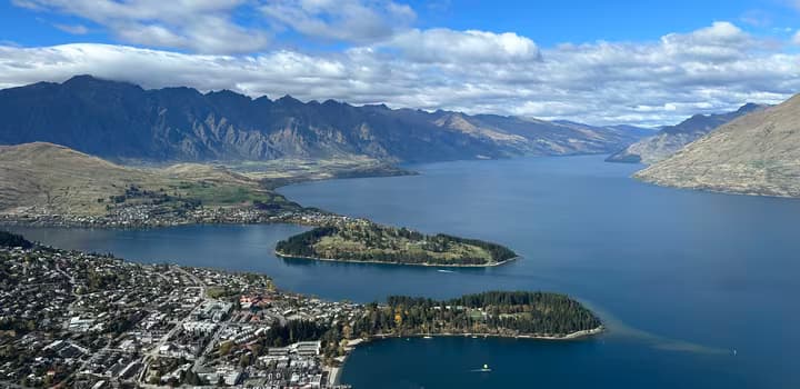 Queenstown from above - April 2023