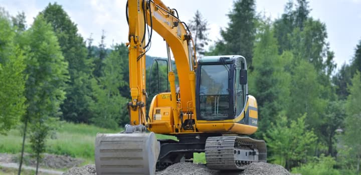 Yellow Excavator