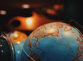 photo of a globe