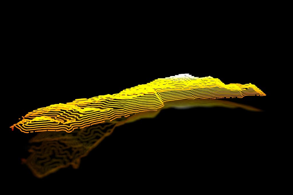 3d contour map of Kapiti Island