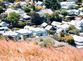Suburb seen rom Mount Eden Summit in Auckland