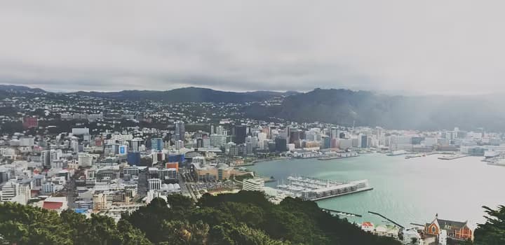 aerial photo of Wellington