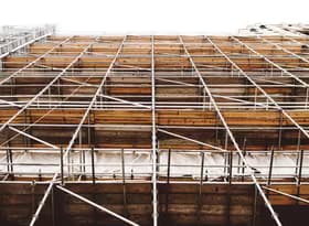 Construction scaffolding