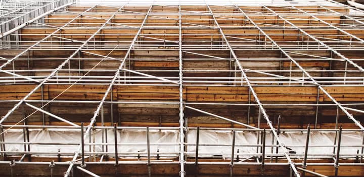 Construction scaffolding