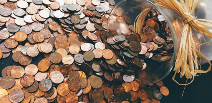 Copper-colored Coin Lot