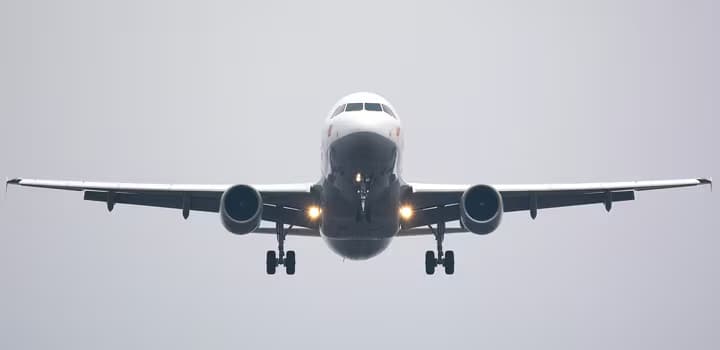 Time Lapse Photography of White Commercial Airplane