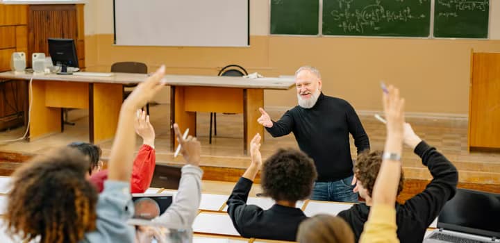 A Class Having a Recitation