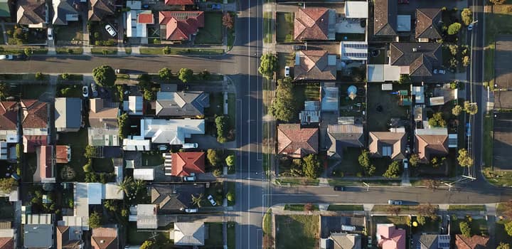 Top view photography of houses at daytime