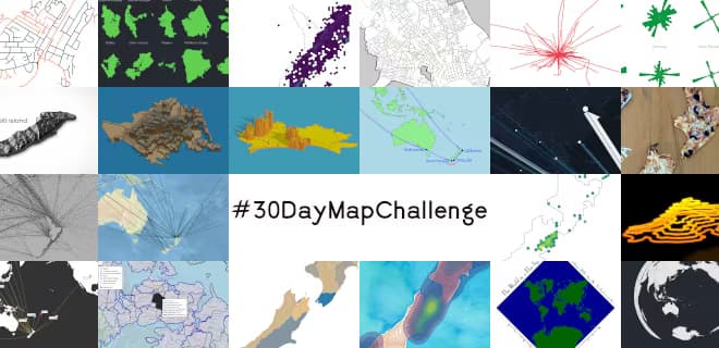 wp-#30DayMapChallenge mosaic